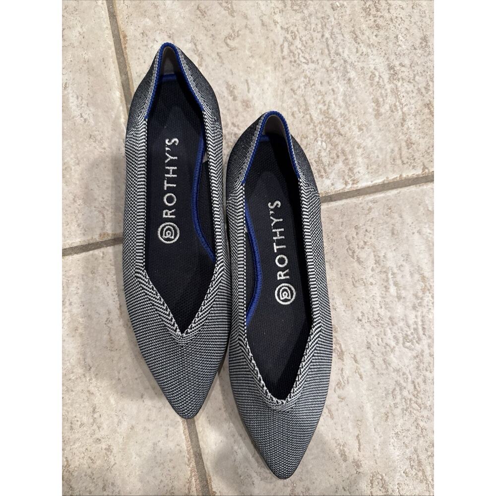 Rothys The Point Ii Pointed Toe Flat Size 7 - image 4